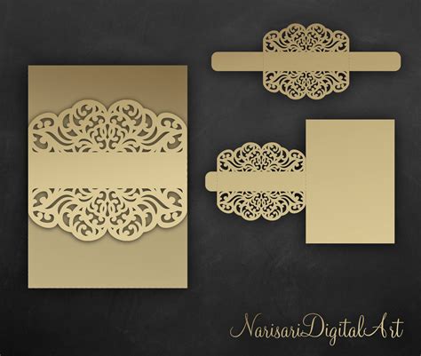 Laser Cut Invite Template